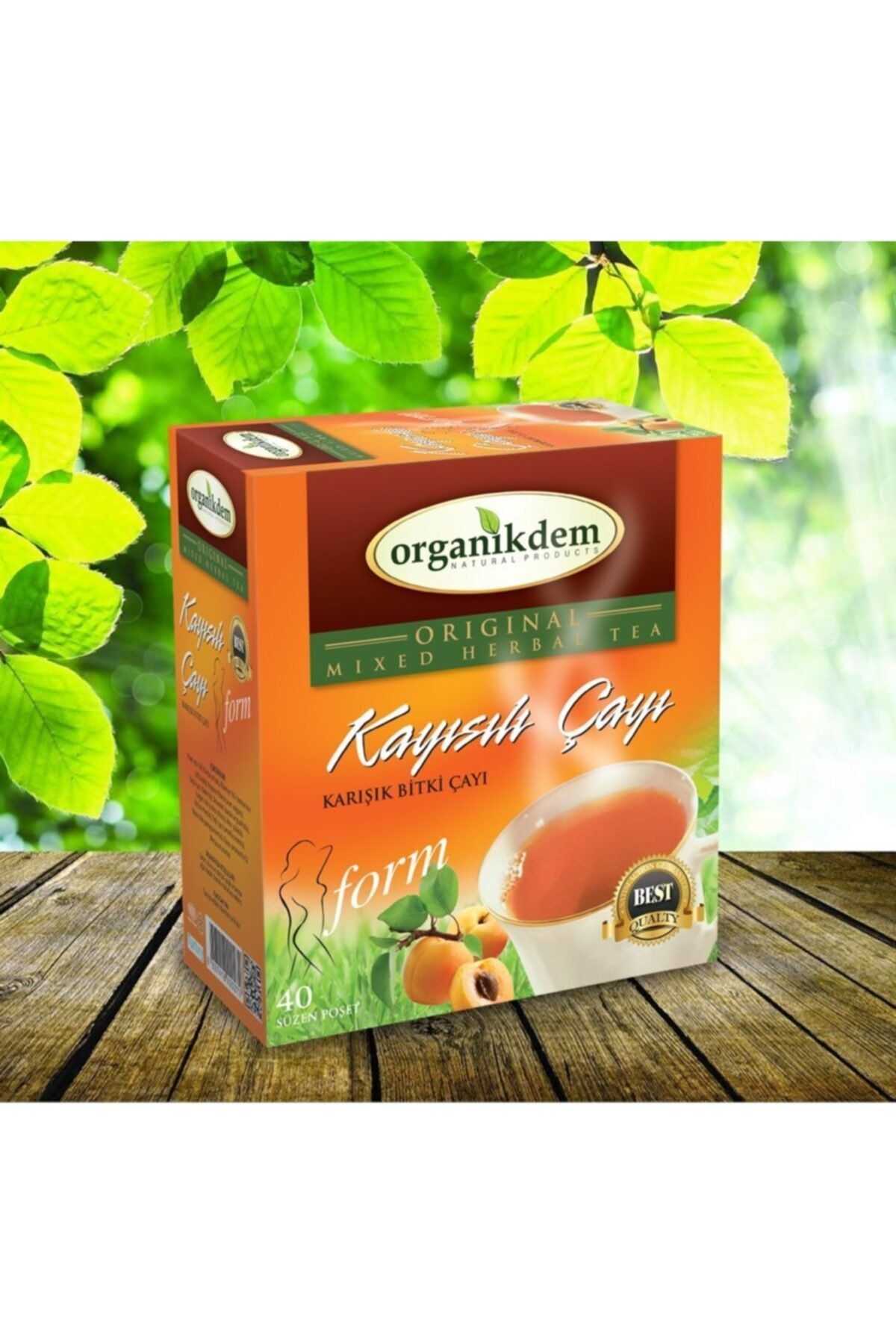Kayısılı Çay Karışık Bitki Çayı (40 Süzen Poşet)