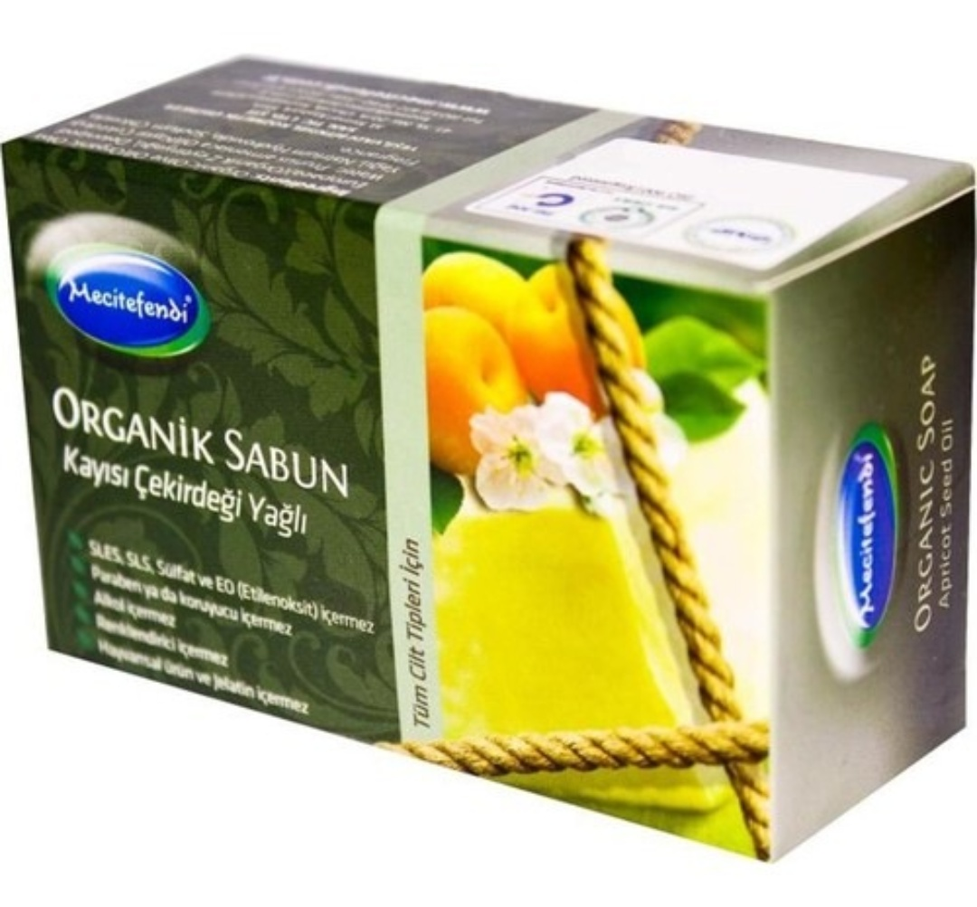Mecitefendi Organik Kayısı Çekirdeği Sabunu 125 G x 2