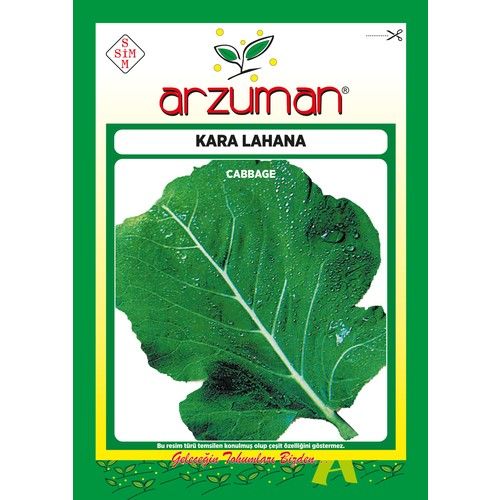 Arzuman Kara (Yaprak) Lahana Tohumu 10 Gram