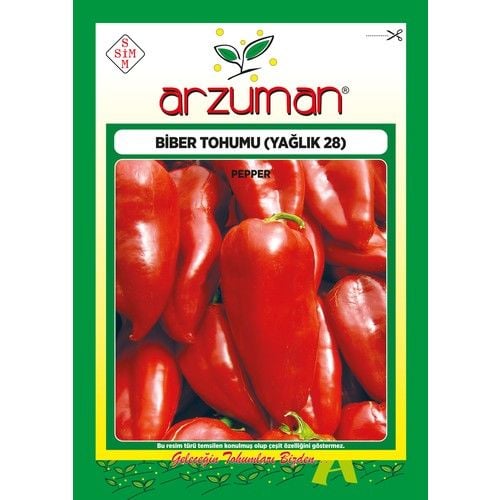 Arzuman Yağlık Kapya Biber Tohumu 10 Gram