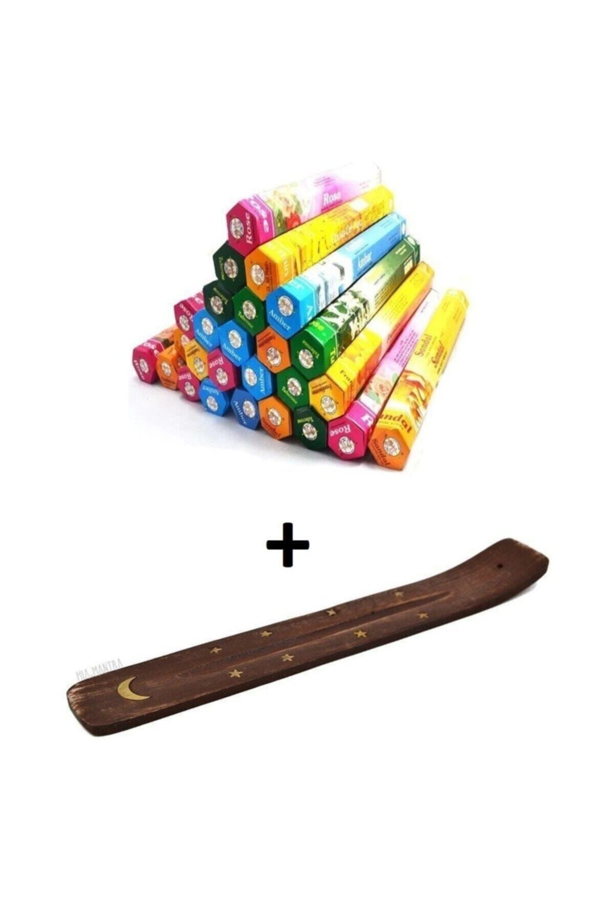 Flute Tütsü Lavanta Kokusu (lavander) 1 Adet (20 Sticks) + Tütsü Kayığı