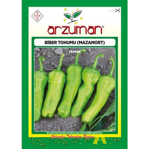 Arzuman Mazamort Üçburun Biber Tohumu 10 Gram