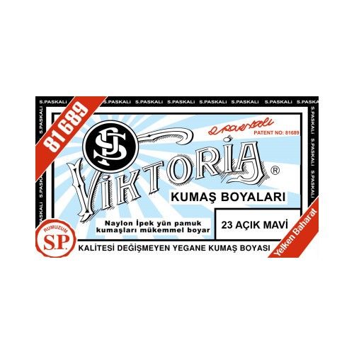 Viktoria Kumaş Boyası Açık Mavi